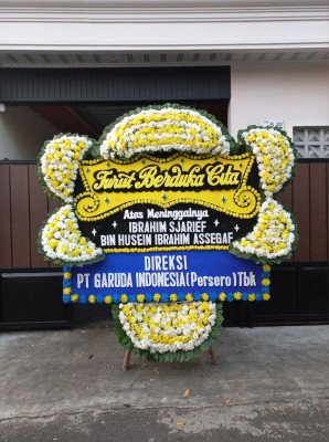 Papan Bunga Duka di 35 Ilir